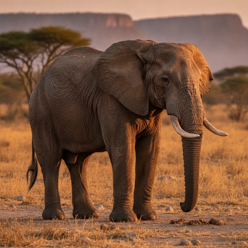 African Elephant — full-body wildlife portrait