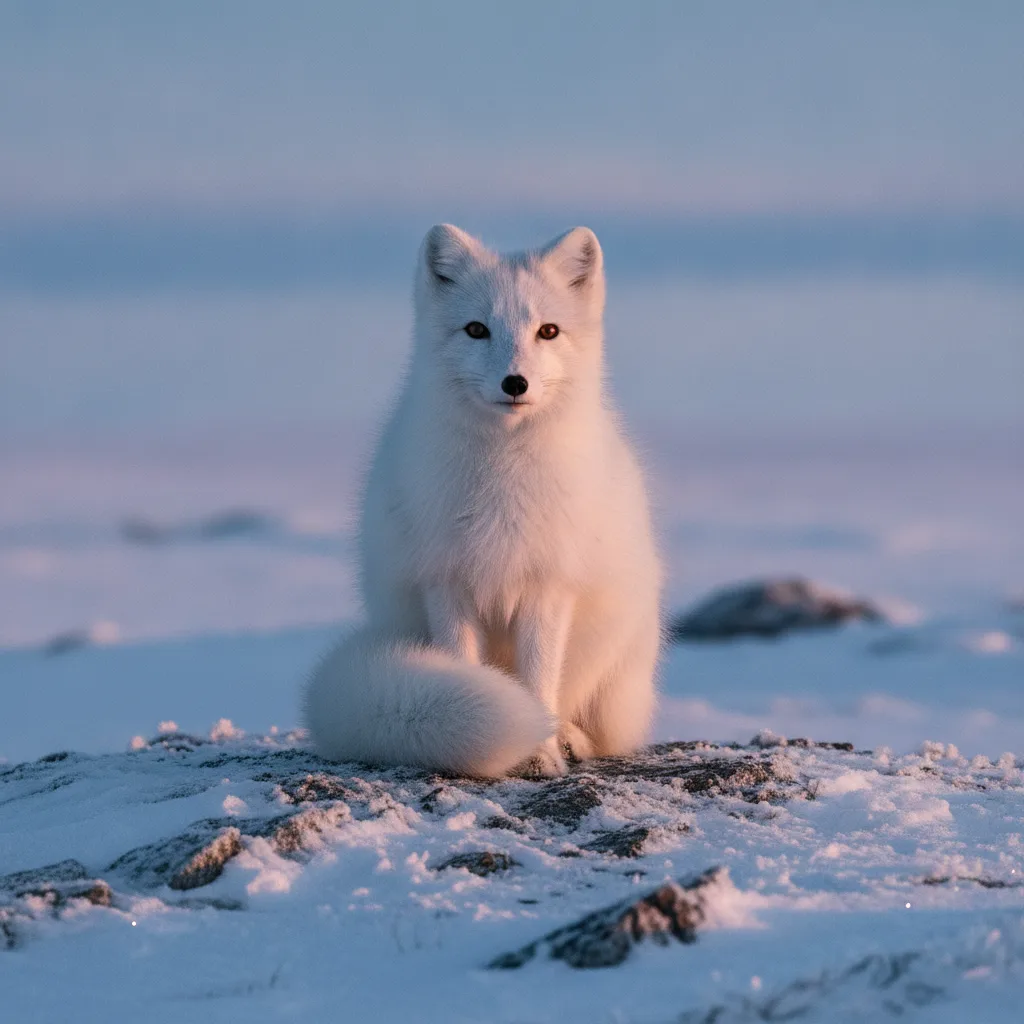 Arctic Fox — full-body wildlife portrait