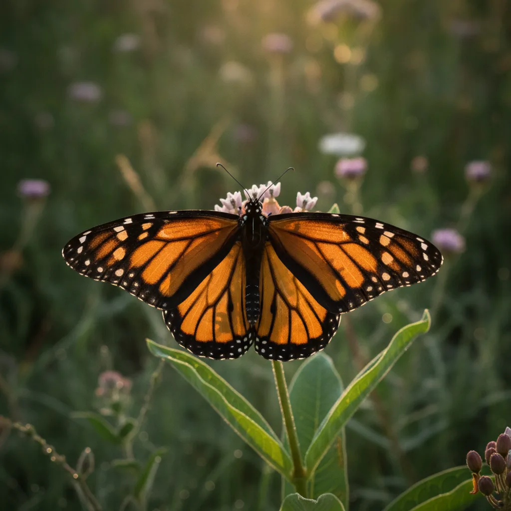 Butterfly — full-body wildlife portrait