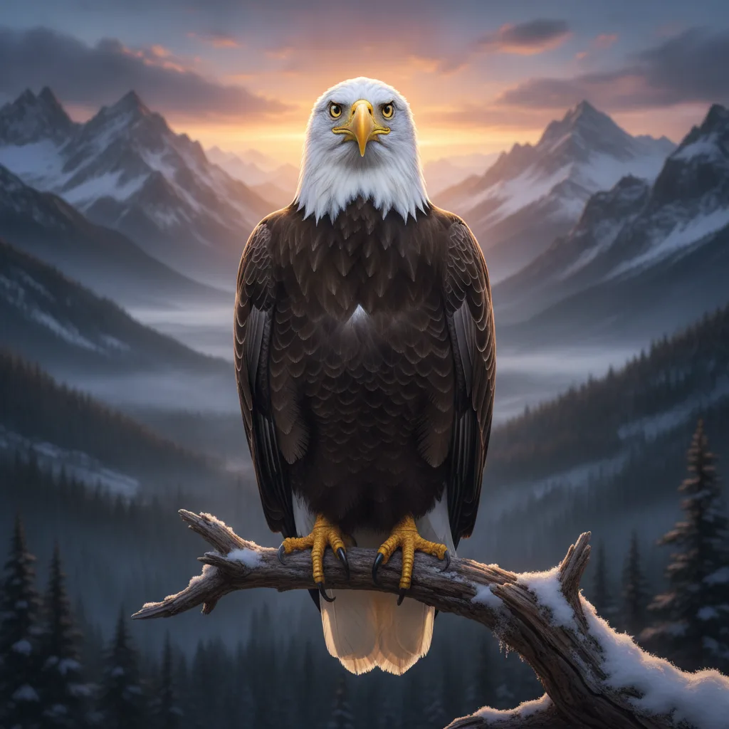 Eagle — full-body wildlife portrait