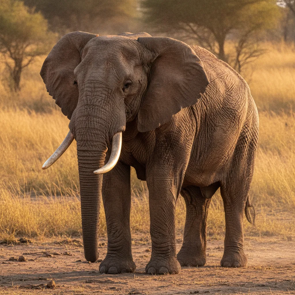Elephant — full-body wildlife portrait