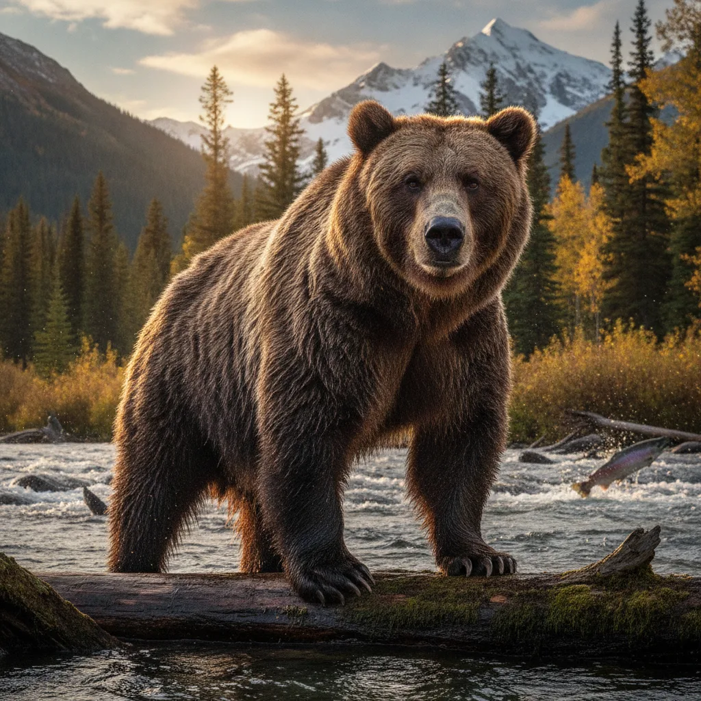 Grizzly Bear — full-body wildlife portrait