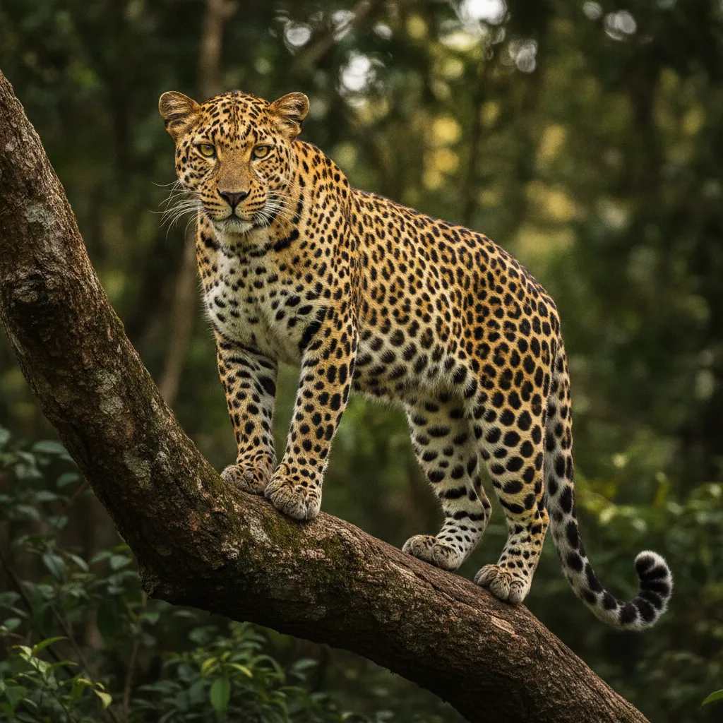 Leopard — full-body wildlife portrait