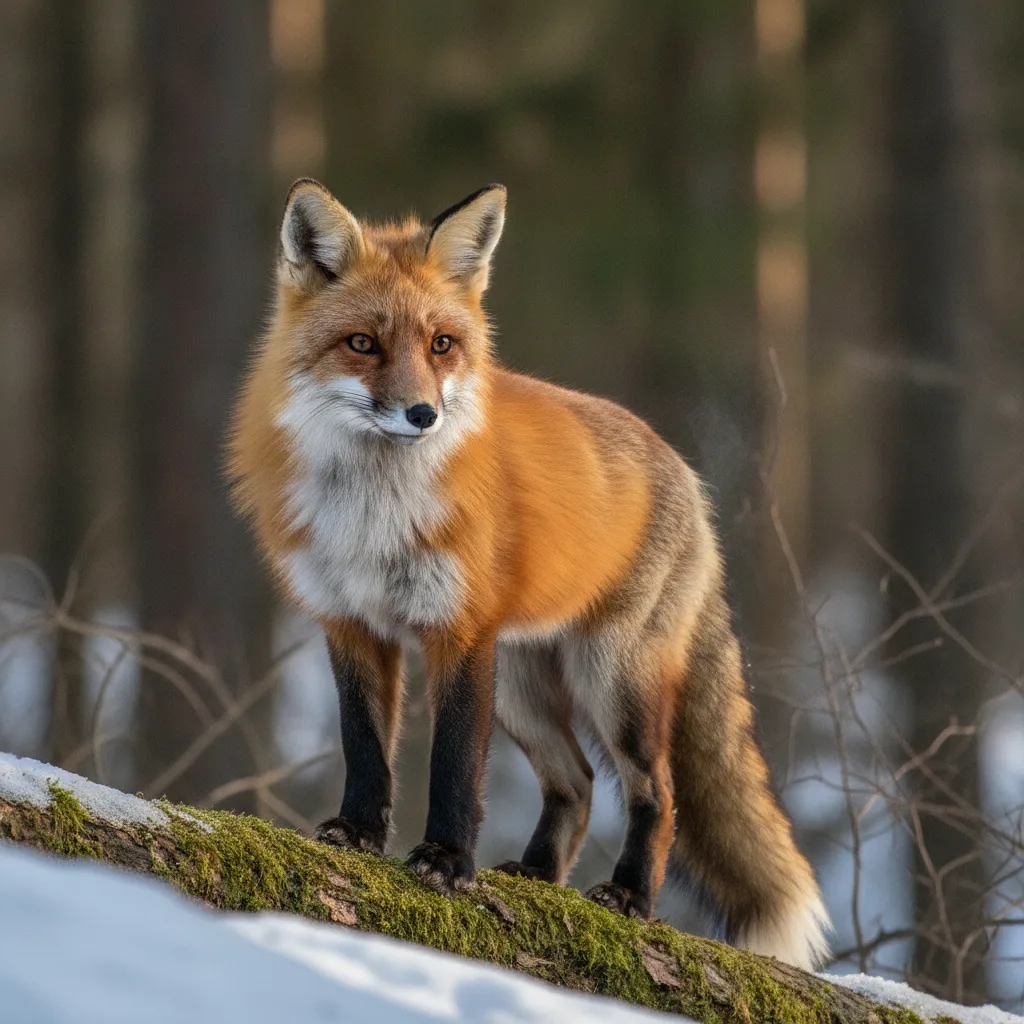 Red Fox — full-body wildlife portrait