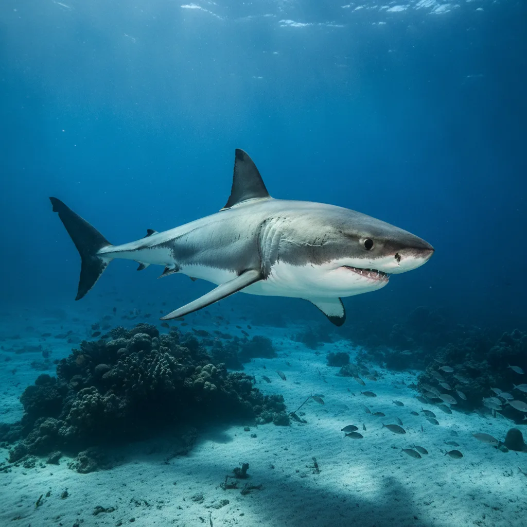 Shark — full-body wildlife portrait