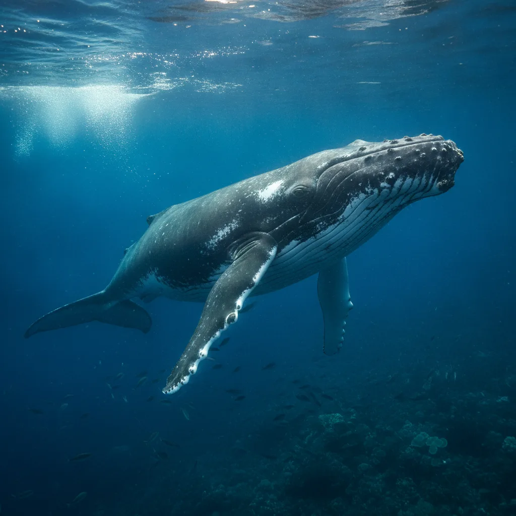 Whale — full-body wildlife portrait